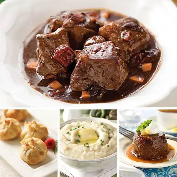 Beef Bourguignon Dinner for Four