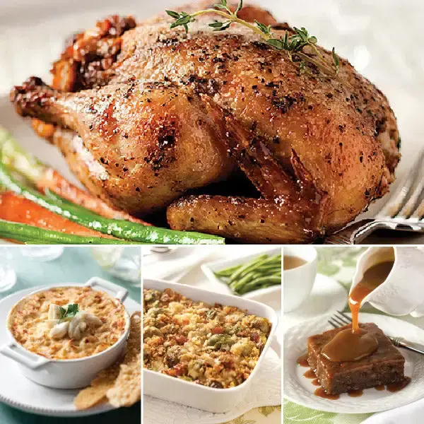 Stuffed Cornish Hen Complete Dinner