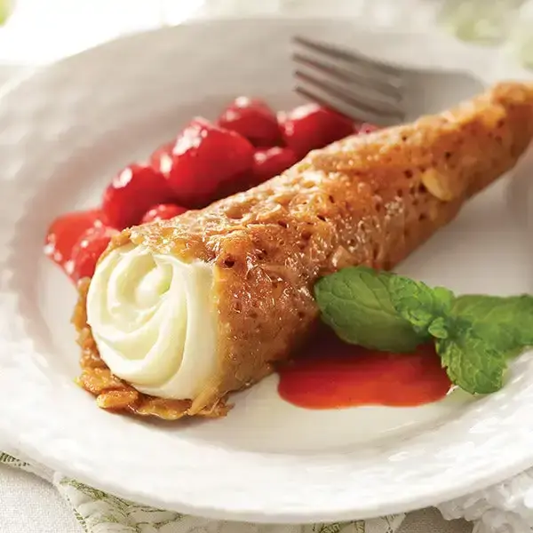 Cheesecake Praline Cones